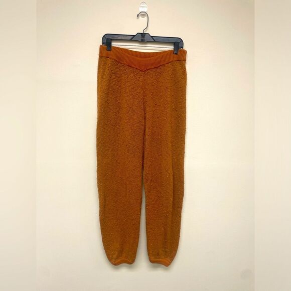 Free People Beach Cognac Sweater Knit Pant - Picture 1 of 6